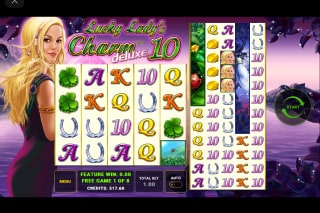 lucky lady's charm 10 deluxe slot machine