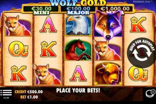 Slot machine Gratis Wolf Gold