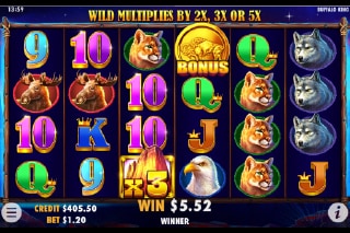 Moltiplicatori di slot online Buffalo King bonus e wild