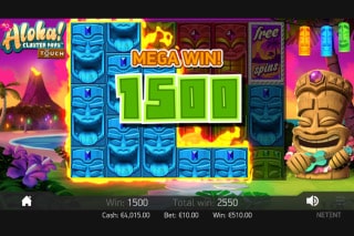 grande vincita slot Aloha Cluster Pays Mobile touch