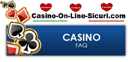 faq casino online per clienti esperti o prima volta