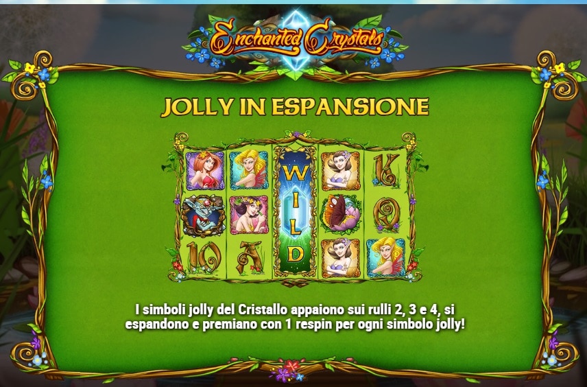 jolly in espansione Enchanted Crystals slot-machine