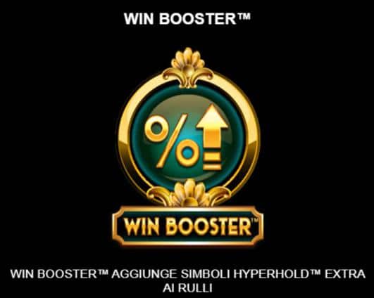 slot win booster con simboli extra ai rulli