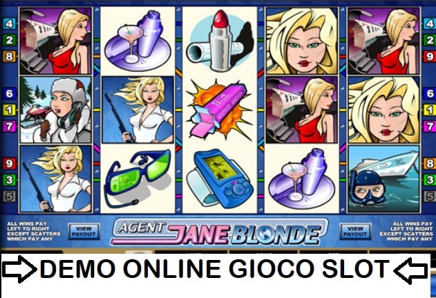 gioco slot gratis agent jane blonde